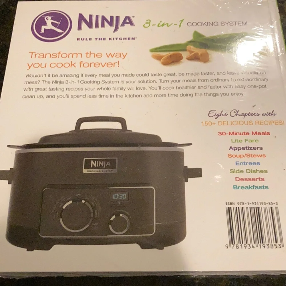 Ninja cooking easier, healthier & better cookbook + WW Simply 5 cookbook